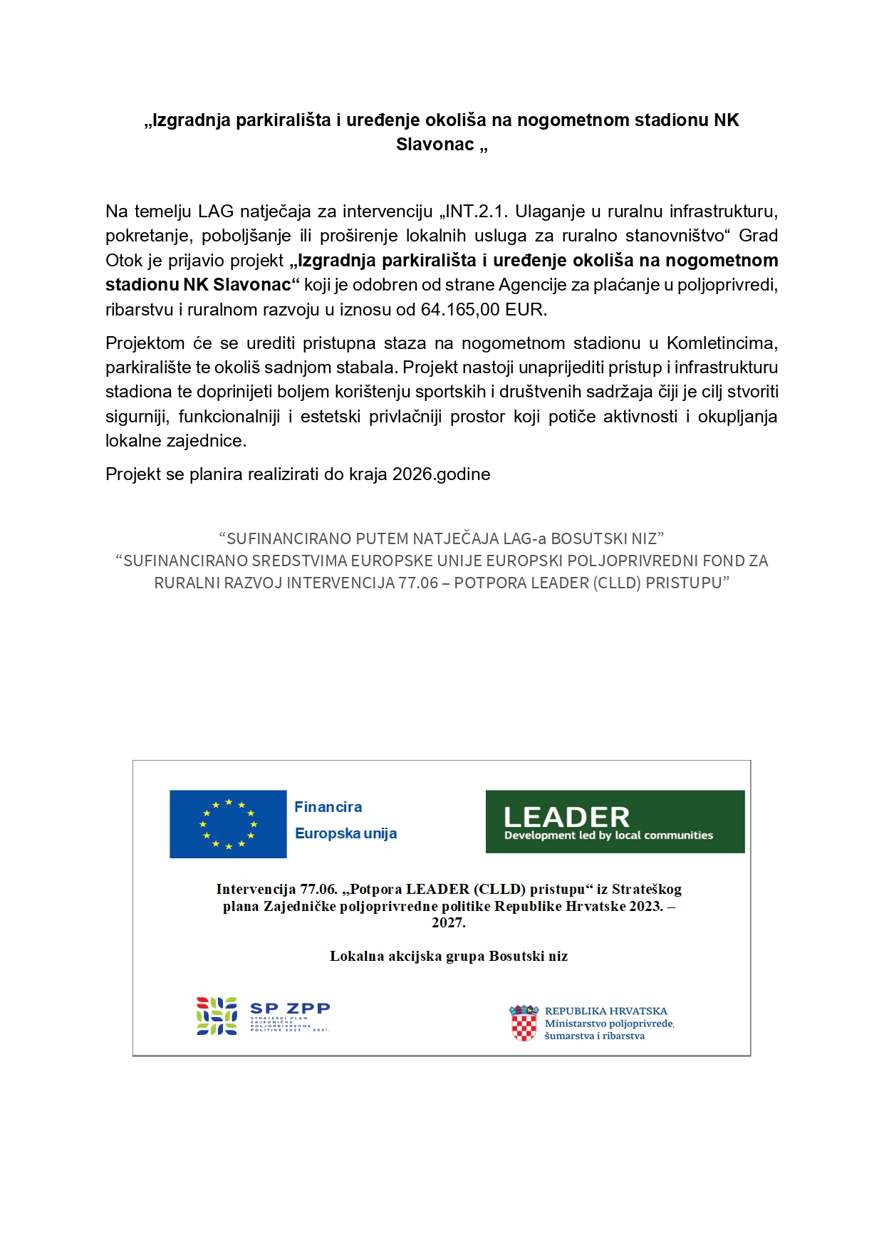 Izgradnja parkirališta